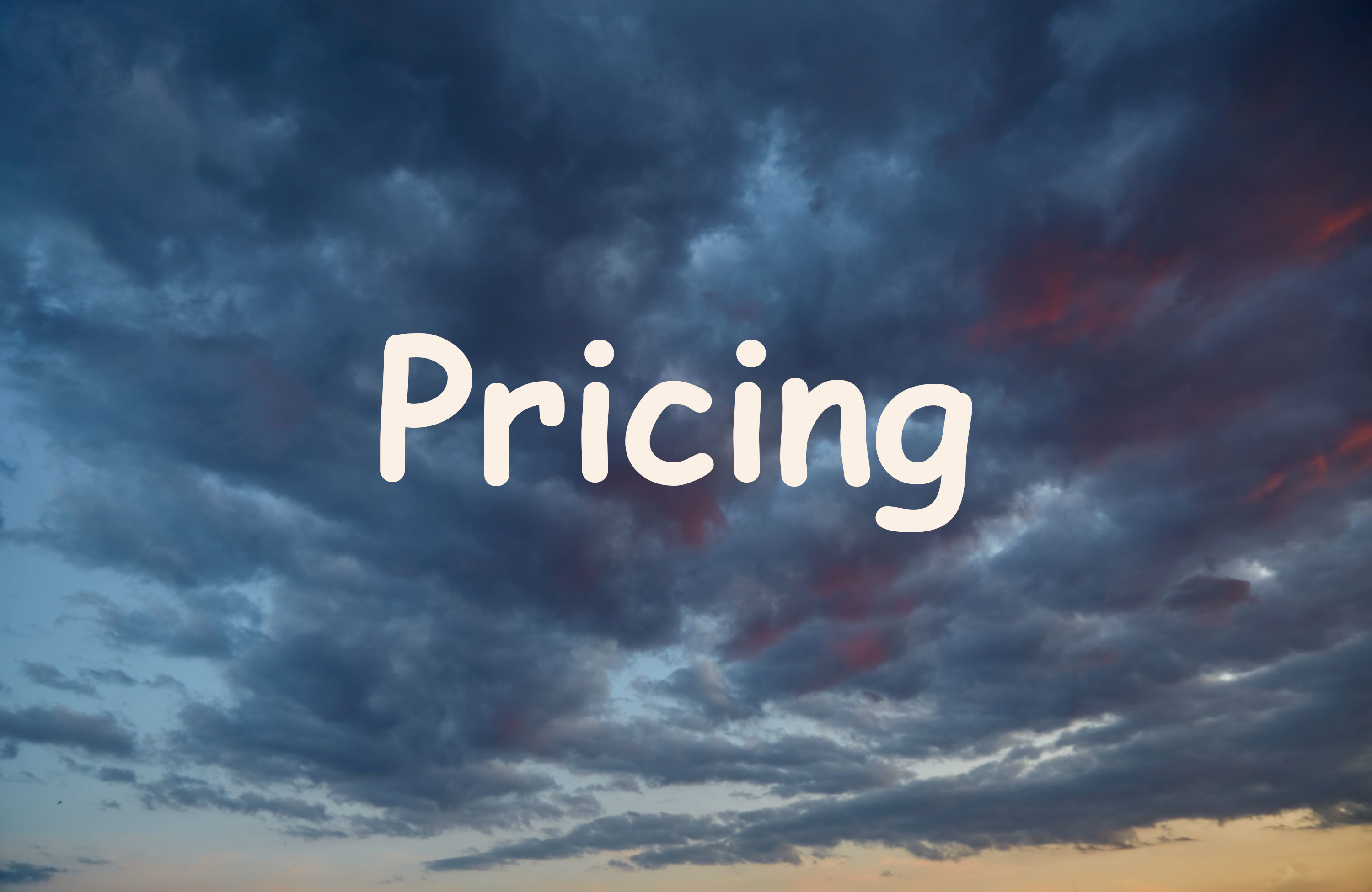 Pricing Cloudy Backdrop Shutterstock 2639426497